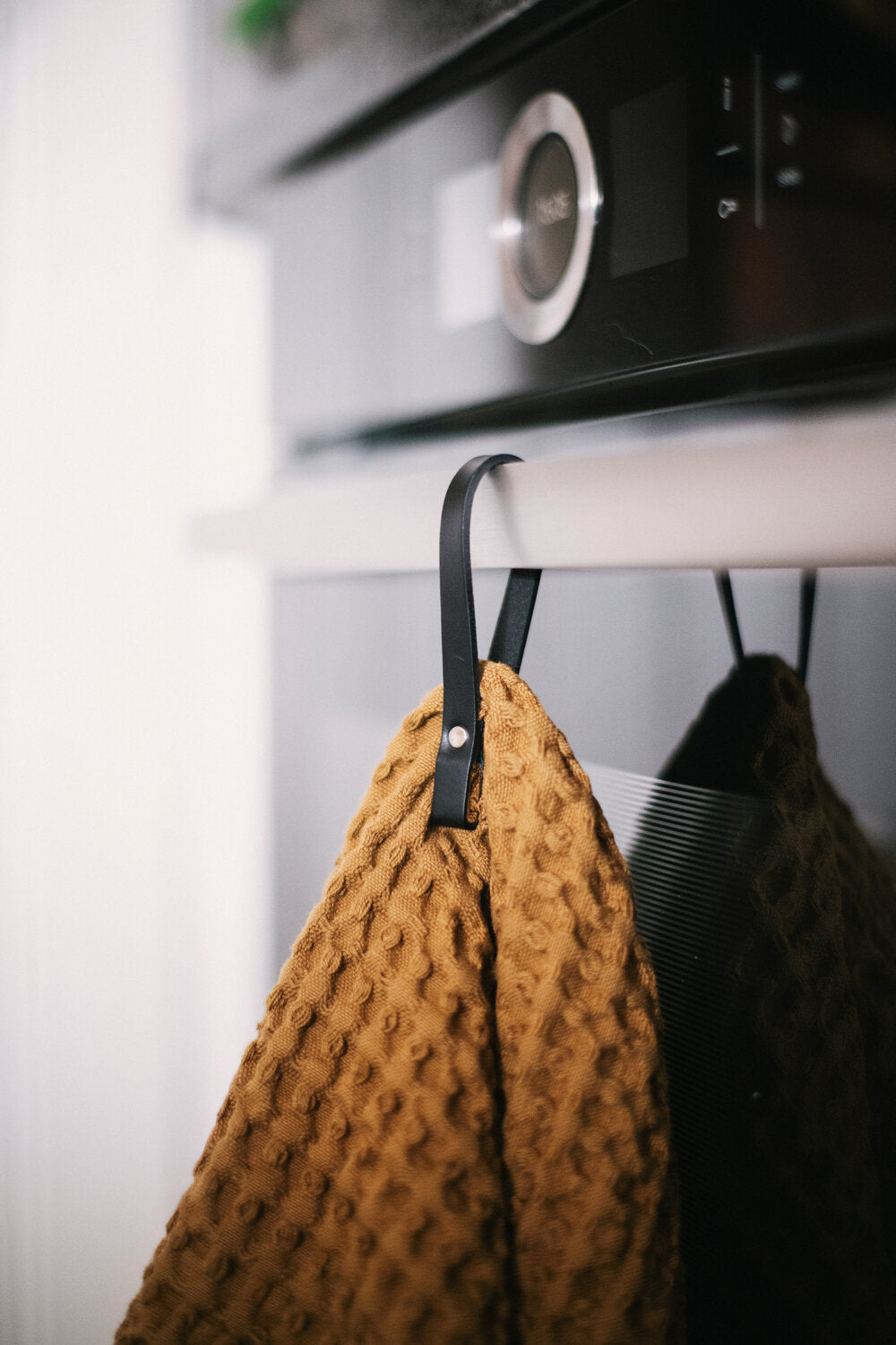 Håndklædeholder, sort - 2 stk.